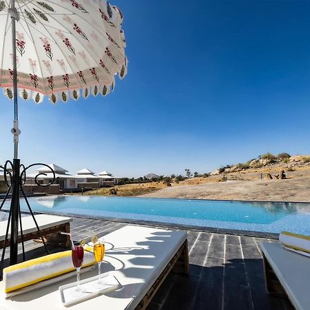 Отель Brij Pola, Jawai - Luxury Jungle Camp With Private Pools Jawai Bandh Экстерьер фото